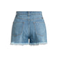 High Rise Denim Shorts