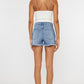 High Rise Denim Shorts