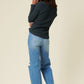 Distressed Wide Fit Jeans