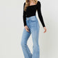 High Waisted Flare Jean