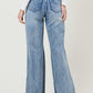 High Rise Wide Leg In Vintage Acid Wash