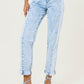 High Rised Color Block Boyfriend Jeans