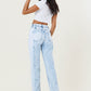 High Rised Color Block Boyfriend Jeans