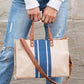 Canvas Stripe Tote