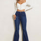 High Waisted Flare Jean