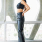 Vegan Leather Wide Leg Pants