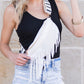 Removable Fringe Crossbody Sling