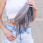 Removable Fringe Crossbody Sling