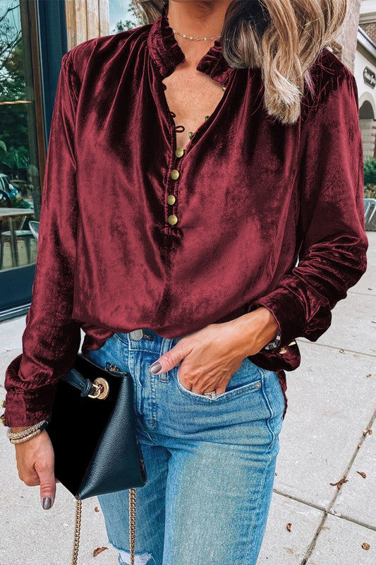 Velvet Blouse