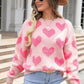 Heart Print Sweater