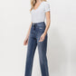 Distressed High Rise Cropped denim