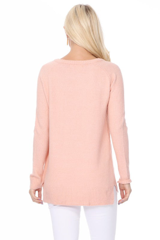 Cozy Heart Pullover Sweater