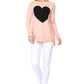 Cozy Heart Pullover Sweater