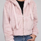 Fluffy Zip-Up Teddy Hoodie