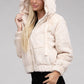 Fluffy Zip-Up Teddy Hoodie