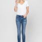 HIGH RISE ANKLE SKINNY HEM DETAILS