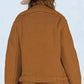 Zip-Up Belted Sherpa Jacket