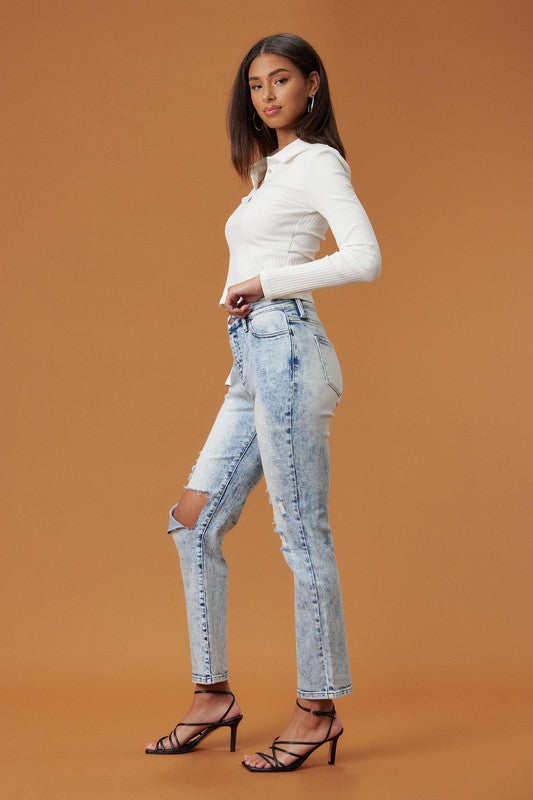 Woman in jeans