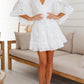 Chiffon Ruffle Mini Dress