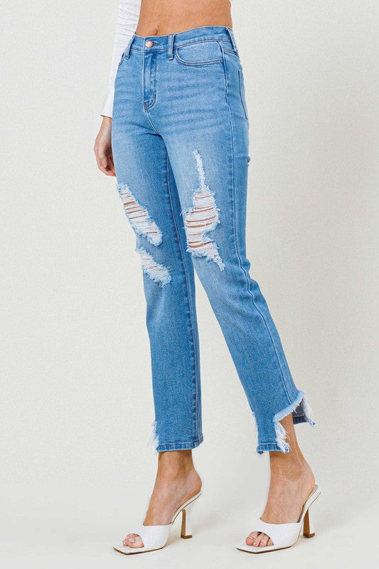 Woman in jeans