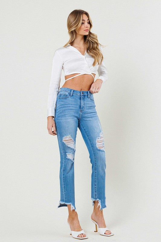 Woman in jeans