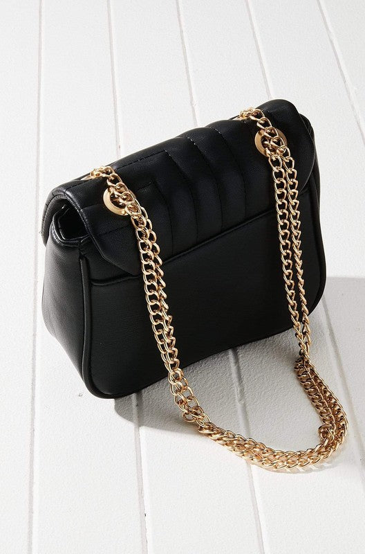 Black shoulder bag