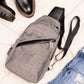 Gray crossbody bag