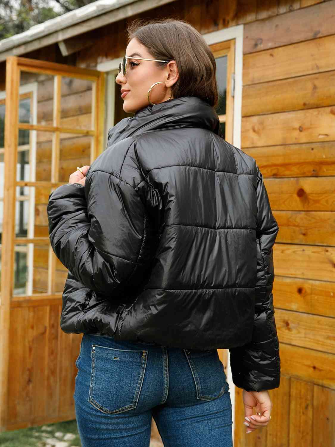 Cropped Puffer Jacket