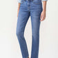 Midrise Slim Ankle Straight Jeans