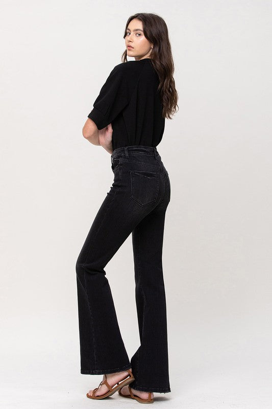 Woman in black jeans