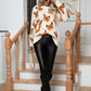 Butterfly Print Long Sleeve Sweater