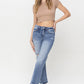 High Rise Crop Straight Jeans